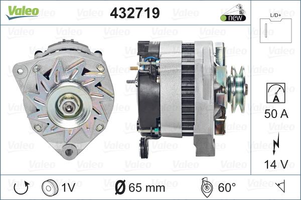 Valeo 432719 - Laturi inparts.fi