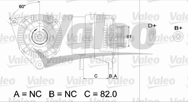 Valeo 437495 - Laturi inparts.fi