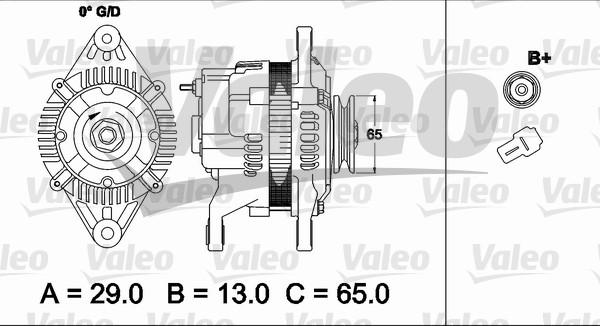 Valeo 437490 - Laturi inparts.fi