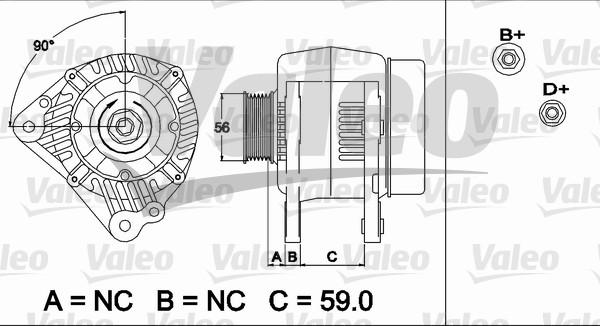 Valeo 437492 - Laturi inparts.fi