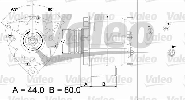 Valeo 437440 - Laturi inparts.fi