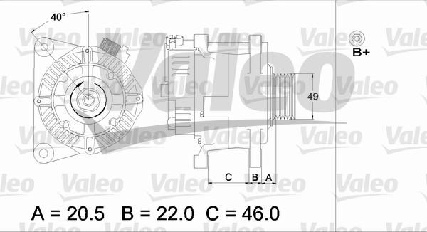 Valeo 437409 - Laturi inparts.fi