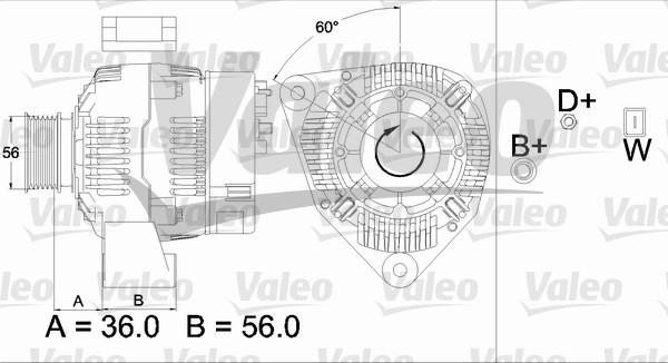 Valeo 437489 - Laturi inparts.fi