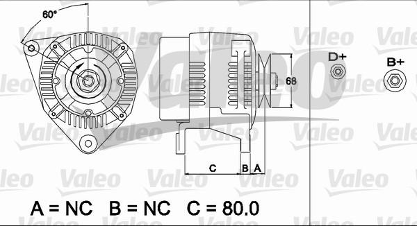 Valeo 437484 - Laturi inparts.fi