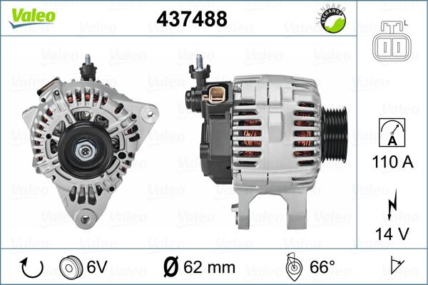 Valeo 437488 - Laturi inparts.fi