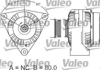 Valeo 437482 - Laturi inparts.fi