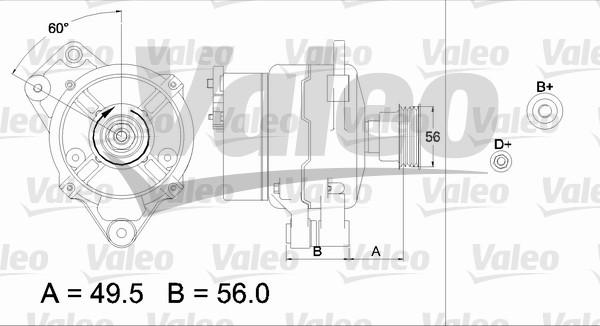 Valeo 437438 - Laturi inparts.fi