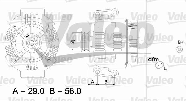 Valeo 437420 - Laturi inparts.fi