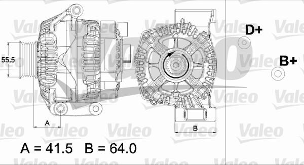 Valeo 437475 - Laturi inparts.fi