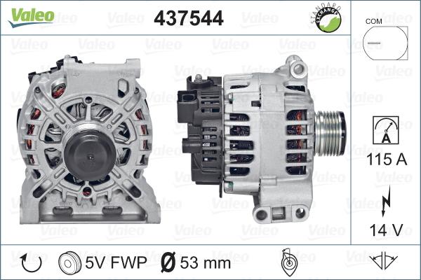 Valeo 437544 - Laturi inparts.fi