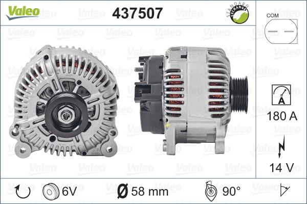 Valeo 437507 - Laturi inparts.fi