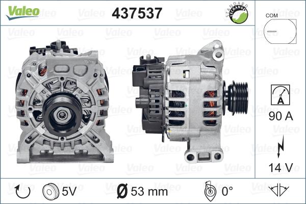 Valeo 437537 - Laturi inparts.fi