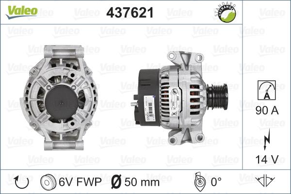 Valeo 437621 - Laturi inparts.fi