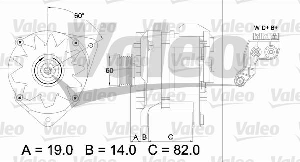 Valeo 437081 - Laturi inparts.fi