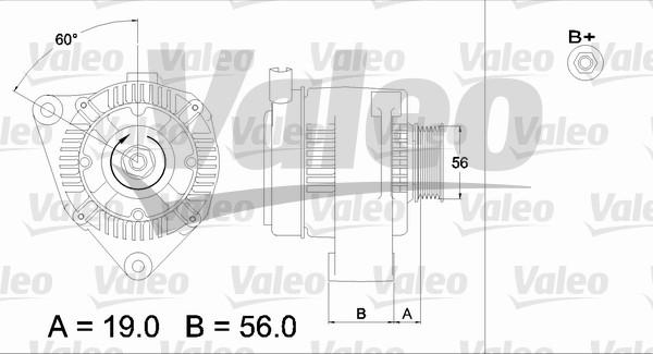 Valeo 437190 - Laturi inparts.fi