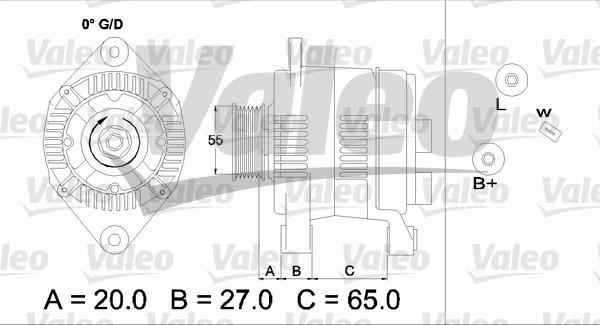 Valeo 437140 - Laturi inparts.fi