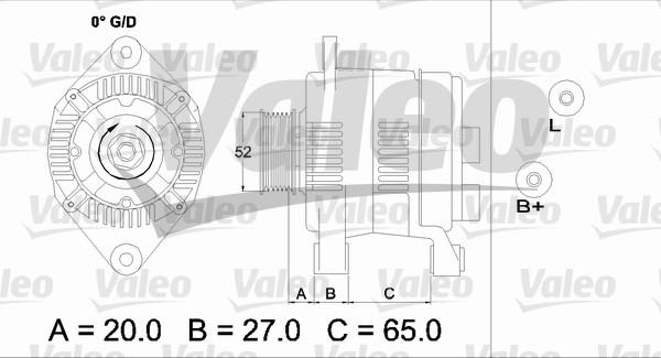 Valeo 437141 - Laturi inparts.fi