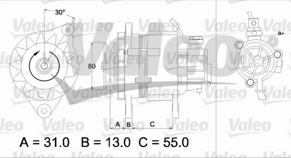 Valeo 437148 - Laturi inparts.fi