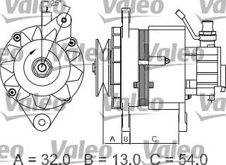 Valeo 437143 - Laturi inparts.fi