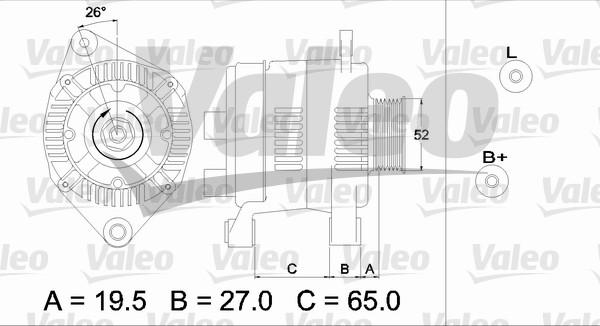 Valeo 437142 - Laturi inparts.fi