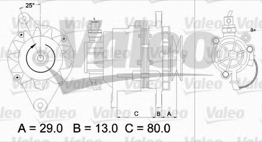 Valeo 437159 - Laturi inparts.fi