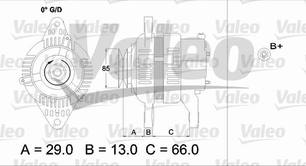 Valeo 437157 - Laturi inparts.fi