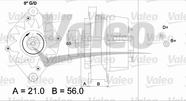 Valeo 437110 - Laturi inparts.fi