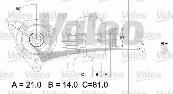 Valeo 437188 - Laturi inparts.fi