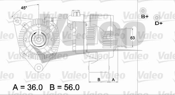 Valeo 437187 - Laturi inparts.fi