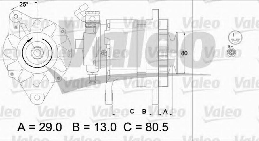 Valeo 437131 - Laturi inparts.fi