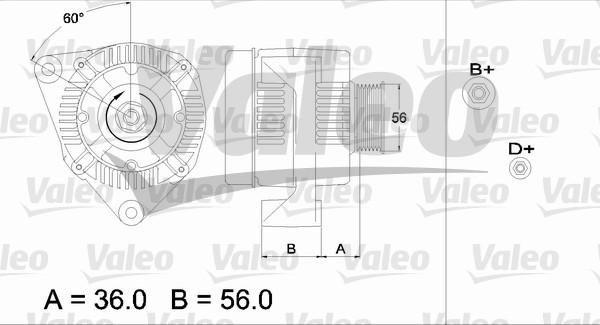 Valeo 437126 - Laturi inparts.fi