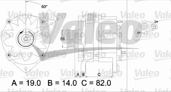 Valeo 437123 - Laturi inparts.fi