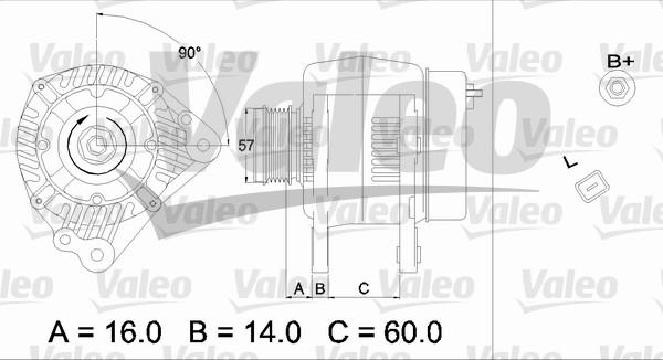 Valeo 437341 - Laturi inparts.fi