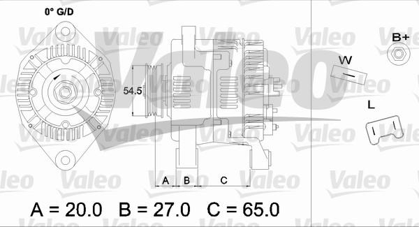 Valeo 437329 - Laturi inparts.fi