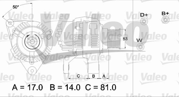 Valeo 437326 - Laturi inparts.fi