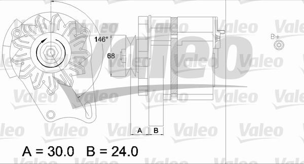 Valeo 437370 - Laturi inparts.fi