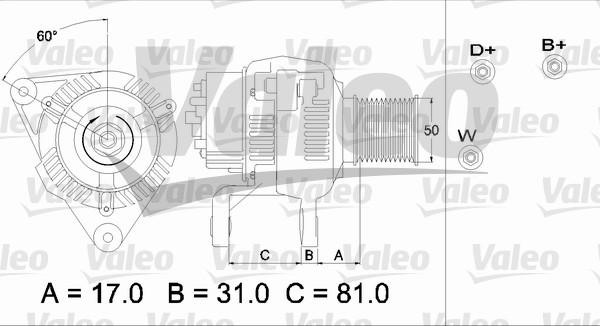 Valeo 437209 - Laturi inparts.fi