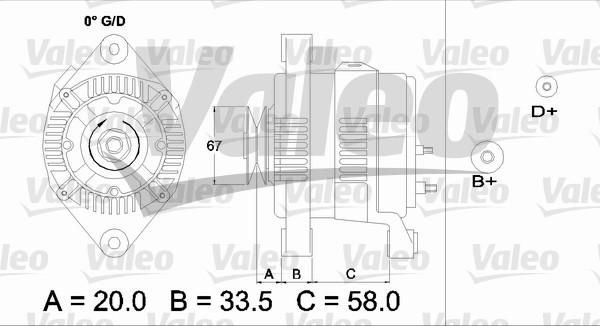 Valeo 437211 - Laturi inparts.fi