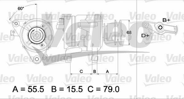 Valeo 437218 - Laturi inparts.fi