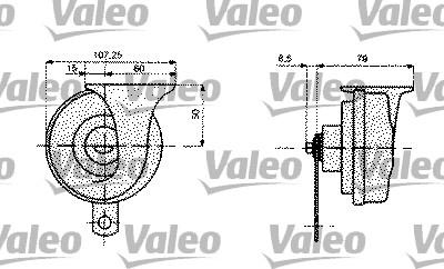 Valeo 479159 - Äänitorvi inparts.fi