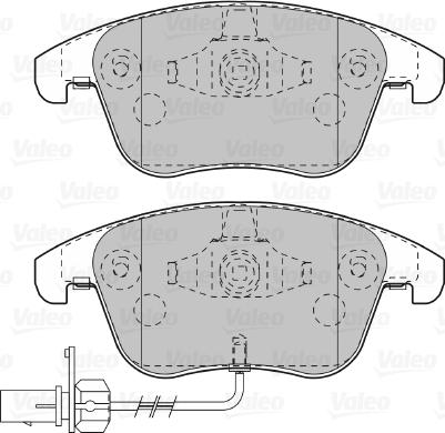 Valeo 598996 - Jarrupala, levyjarru inparts.fi