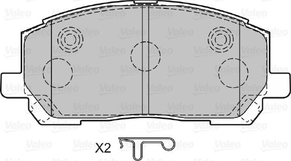 Valeo 598944 - Jarrupala, levyjarru inparts.fi