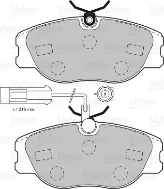 Valeo 598985 - Jarrupala, levyjarru inparts.fi