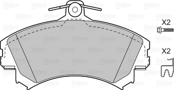 Valeo 598493 - Jarrupala, levyjarru inparts.fi