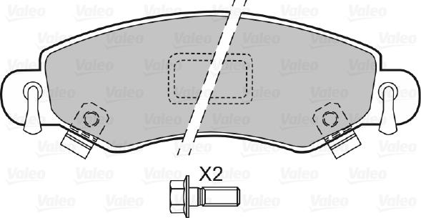 Valeo 598453 - Jarrupala, levyjarru inparts.fi