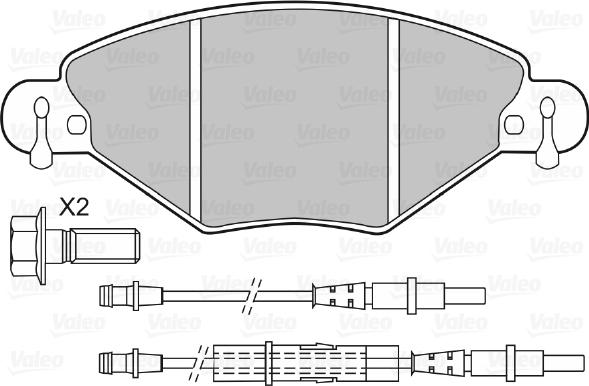 Valeo 598419 - Jarrupala, levyjarru inparts.fi