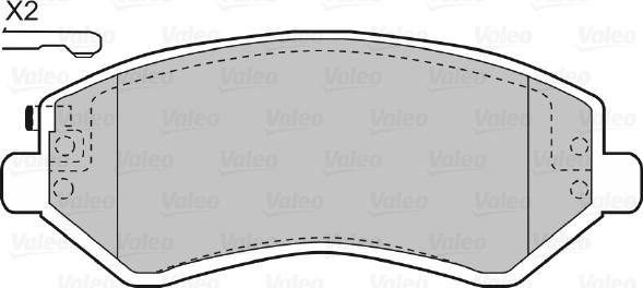 Valeo 598414 - Jarrupala, levyjarru inparts.fi