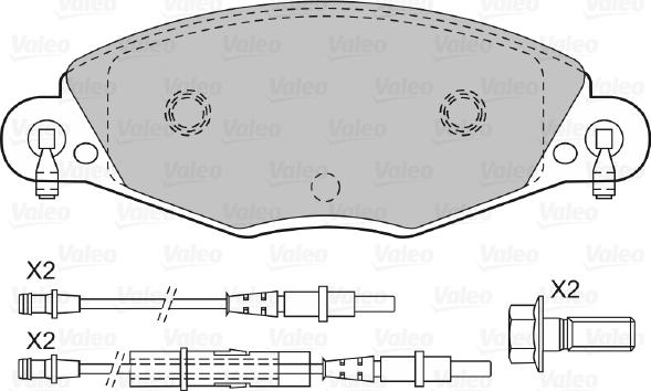 Valeo 598416 - Jarrupala, levyjarru inparts.fi