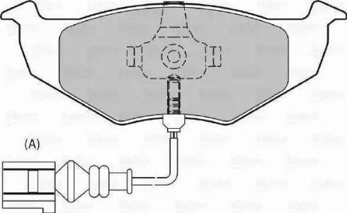 Valeo 598302 - Jarrupala, levyjarru inparts.fi