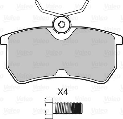 Valeo 598431 - Jarrupala, levyjarru inparts.fi